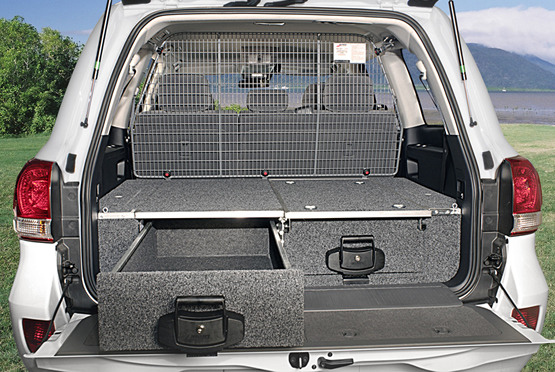 4WD INTERIORS 950 SERIES ROLLER DRAWERS TO SUIT TOYOTA LANDCRUISER 200 SERIES