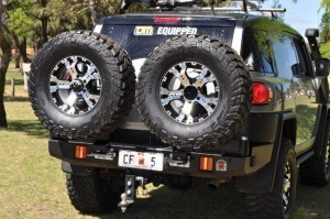 OUTBACK ACCESSORIES' DUAL WHEEL CARRIER TO SUIT TOYOTA FJ CRUISER