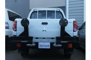 OUTBACK ACCESSORIES' DUAL WHEEL CARRIER TO SUIT MITSUBISHI TRITON ML