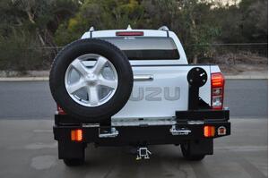 OUTBACK ACCESSORIES' DUAL WHEEL CARRIER TO SUIT ISUZU DMAX 06/2012 ON