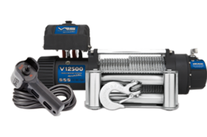 V12500 VRS WINCH WITH STEEL CABLE - AUSTRALIAN DESIGN - 12500 LB (5670KGS) SINGLE LINE