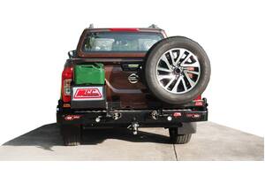 MCC WHEEL CARRIER AND SINGLE JERRY HOLDER TO SUIT NISSAN NAVARA NP300 06/2015-ON