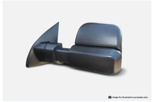 MSA Towing Mirrors (Electric, Indicators, Heated, BSM, Black) To Suit Land Cruiser 200 Series (2007-On)