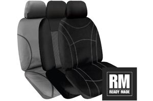 SPERLING REAR ROW SEATCOVERS -  MITSUBISHI PAJERO ALL BADGES 7 SEATER SUV 2006 - CURRENT