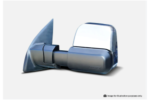MSA Towing Mirrors (Electric, Indicators, BSM, Chrome) To Suit BT-50 (2020-On)