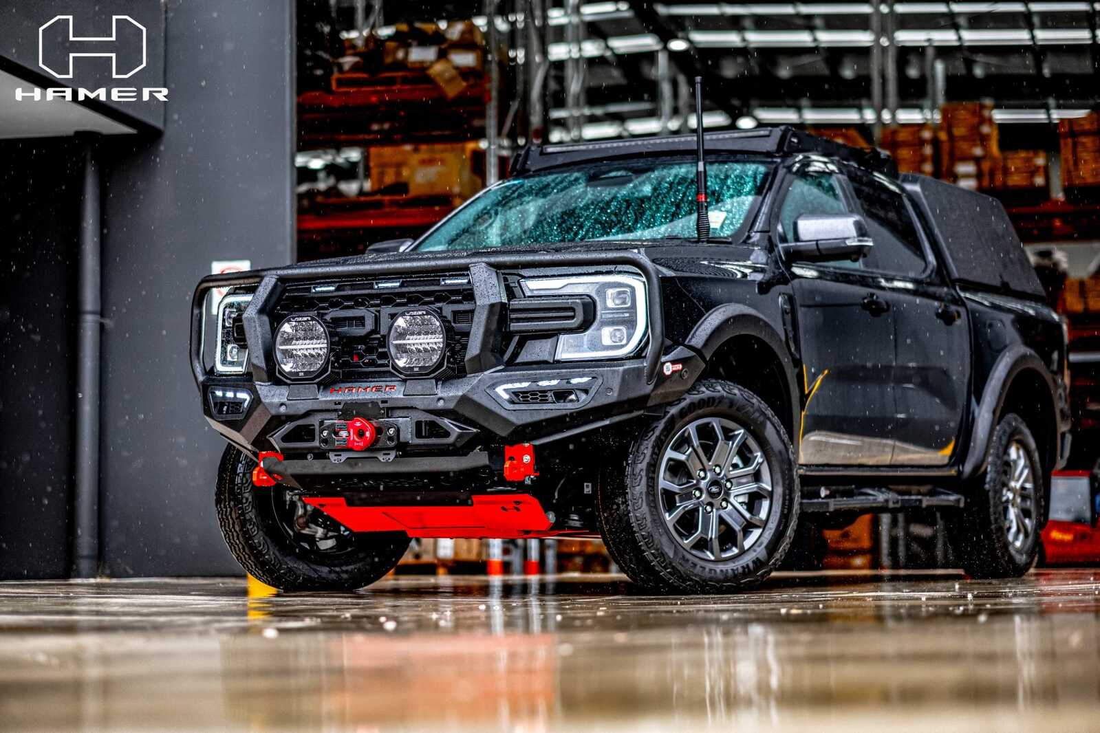 HAMER ATLAS SERIES PLUS BULL BAR TO SUIT FORD RANGER & EVEREST (NO FENDERS) (2022-ON)
