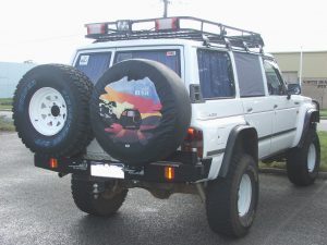 OUTBACK ACCESSORIES' DUAL WHEEL CARRIER TO SUIT NISSAN GQ WAGON