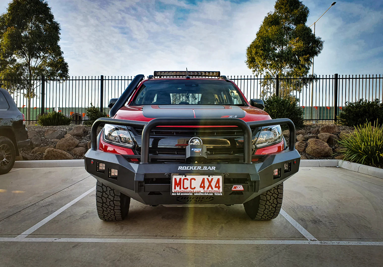 MCC ROCKER BULL BARS TO SUIT HOLDEN COLORADO RG & COLORADO 7 (2012-2016)
