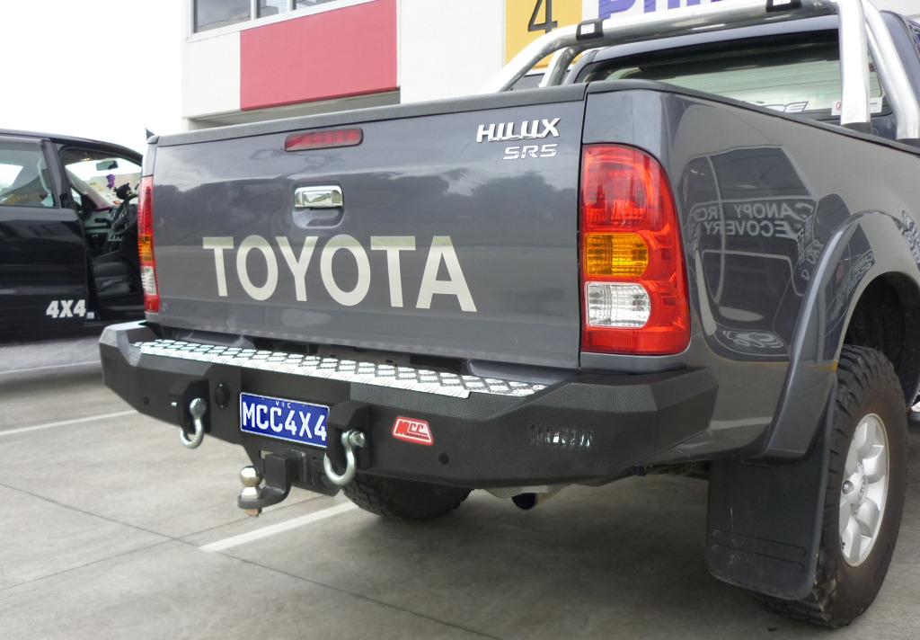 MCC ROCKER REAR BAR TO SUIT TOYOTA HILUX (VIGO, MK7) 2005-2015