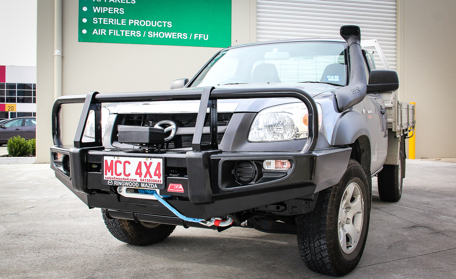 MCC 'FALCON A-FRAME' BULL BAR TO SUIT MAZDA BT-50 (B3000) 11/2006-10/2011