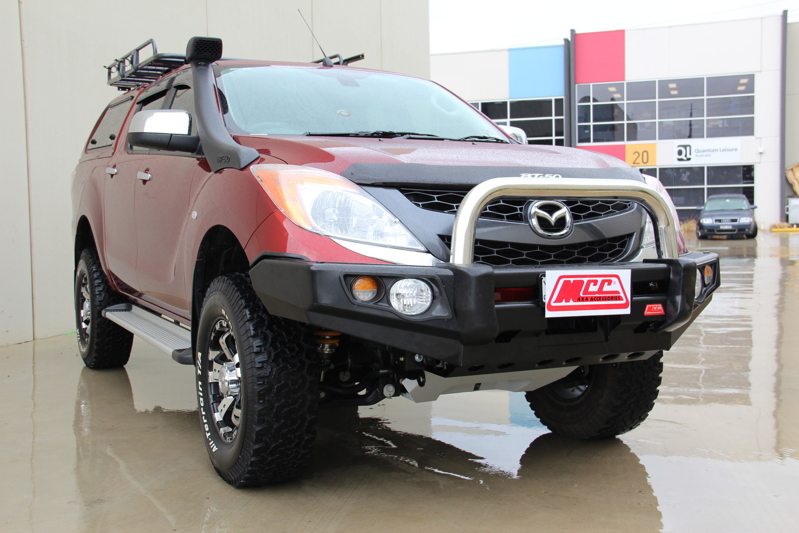 MCC FALCON STAINLESS SINGLE LOOP BULL BAR - MAZDA BT-50 10/2011 TO 05/2020