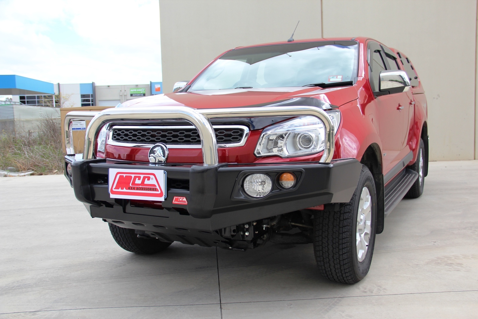 MCC 'FALCON STAINLESS 3 LOOP' BULL BAR TO SUIT HOLDEN COLORADO RG 06/2012-15 & COLORADO 7 12/2012-16