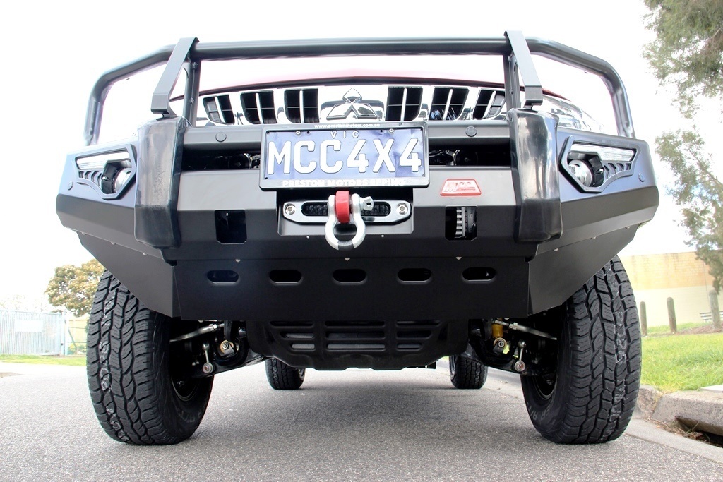MCC PHOENIX BAR A FRAME BULLBAR W/ FOGS AND PLATES TO SUIT MITSUBSHI TRITON MQ 08/2015-2018