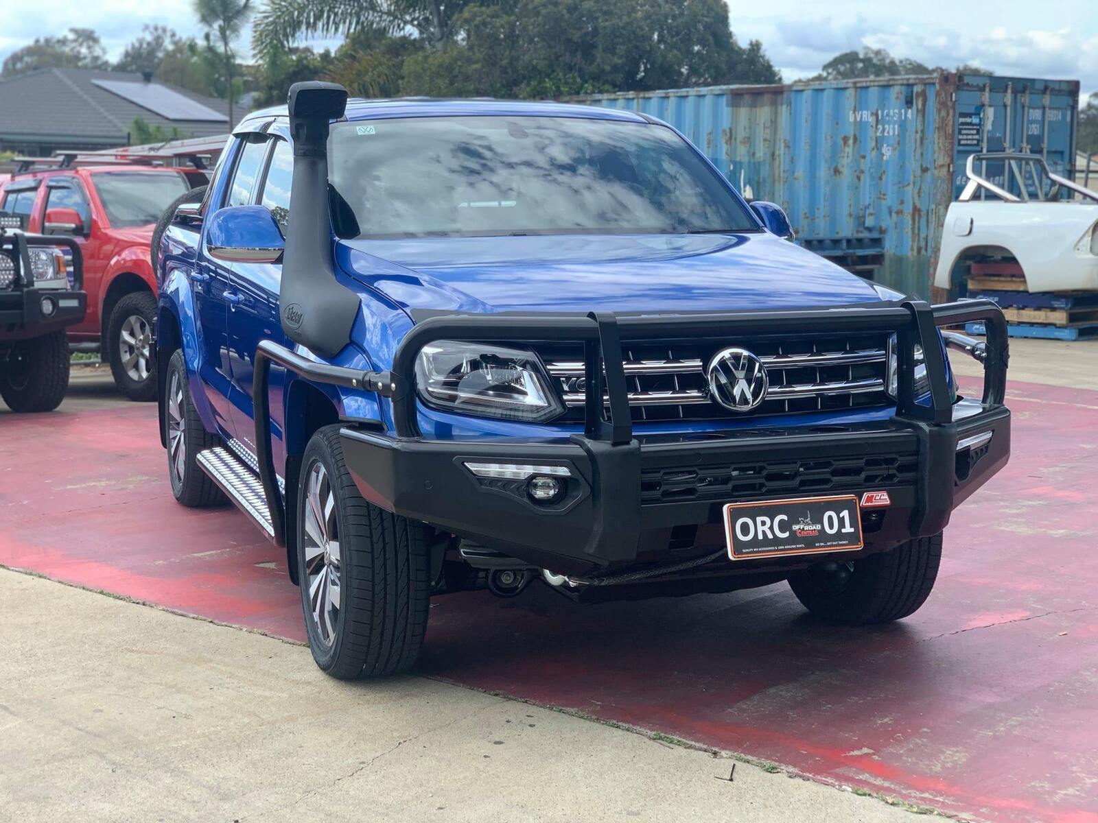 MCC PHEONIX A-FRAME BULLBAR W/UBP & FOGS TO SUIT VOLKSWAGON AMAROK 2011 ON