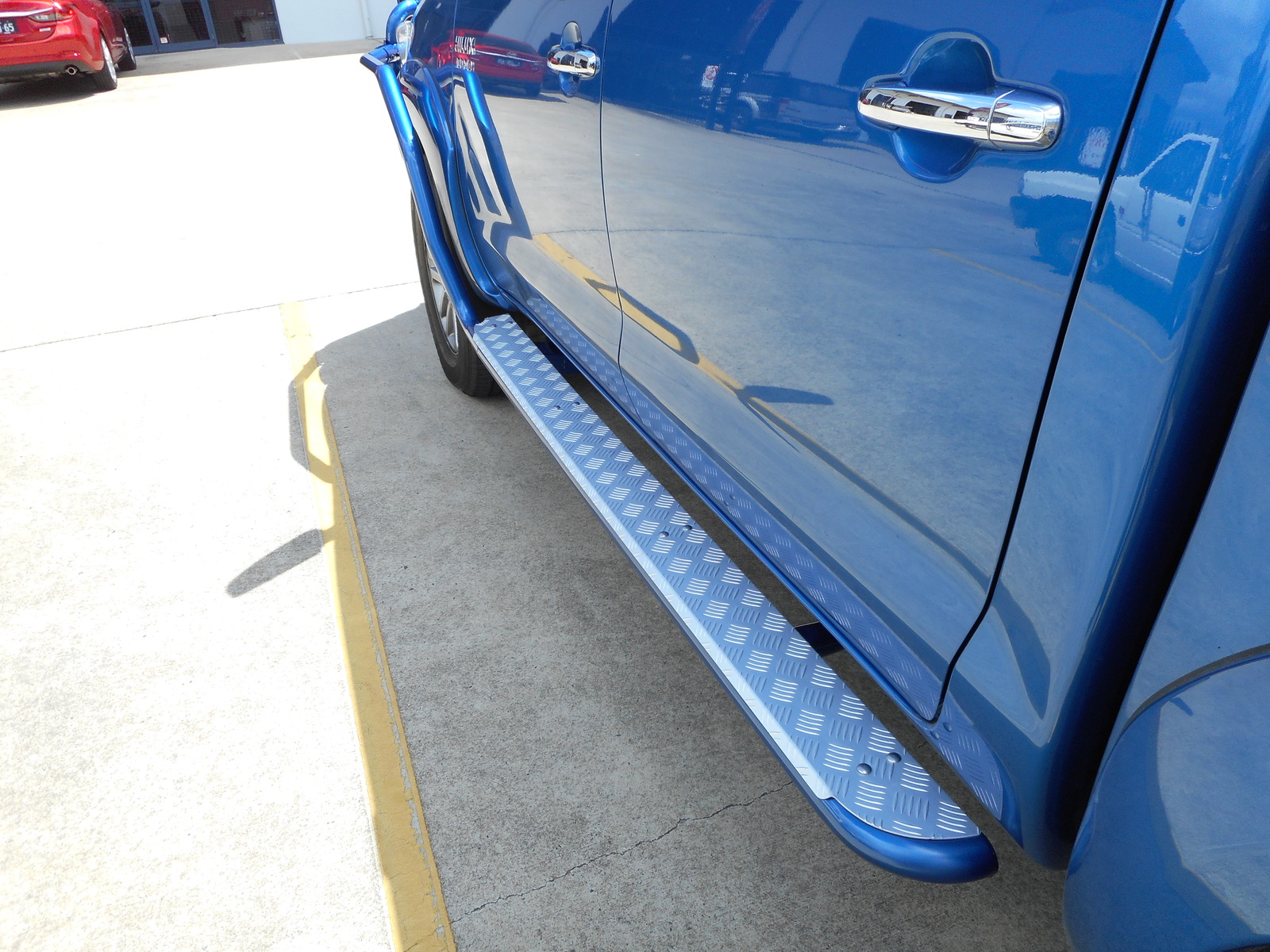 MCC SIDE STEP BLACK TO SUIT FORD RANGER PJ, PK & MAZDA BT50 2007 - 2011