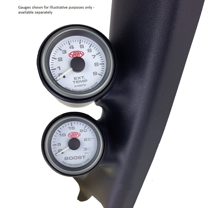 SAAS 4WD Gauge Pillar Mount To Suit Toyota Landcruiser 70 (76,78,79) Series (2000-2009)