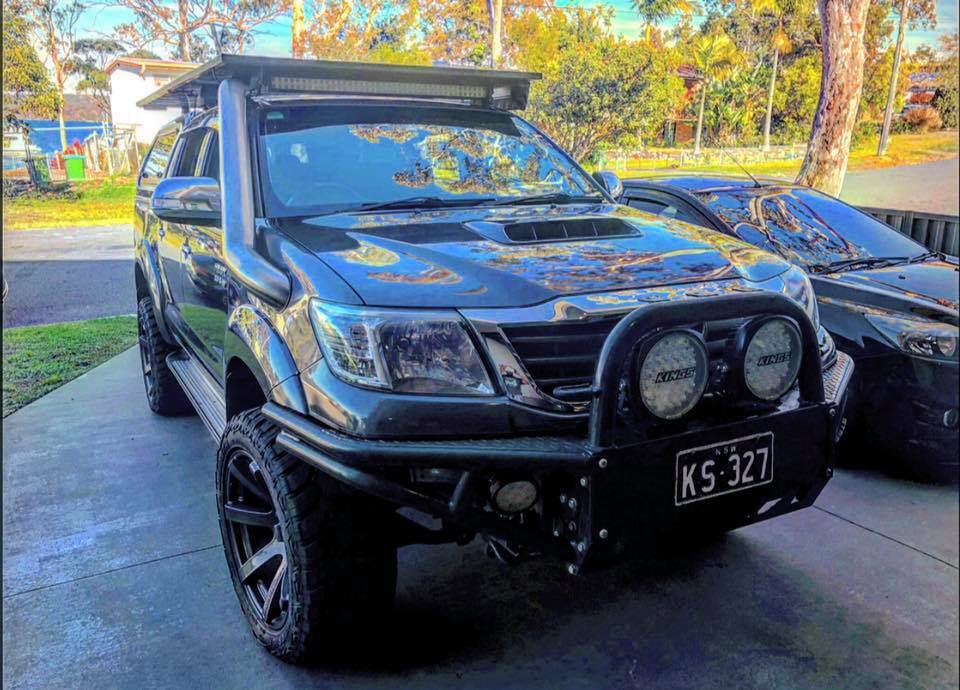 ORC LONG BODY STAINLESS STEEL SNORKEL TO SUIT TOYOTA HILUX (2005-2015)
