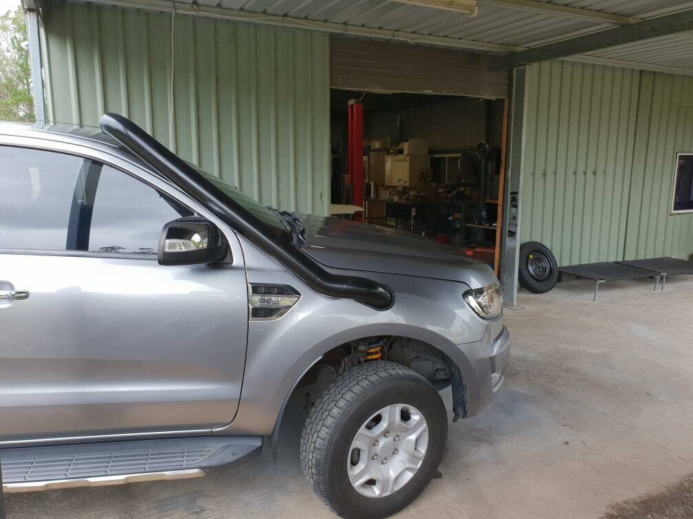 ORC M SPEC STAINLESS SNORKEL POWDERCOATED BLACK TO SUIT FORD RANGER PX & MAZDA BT50
