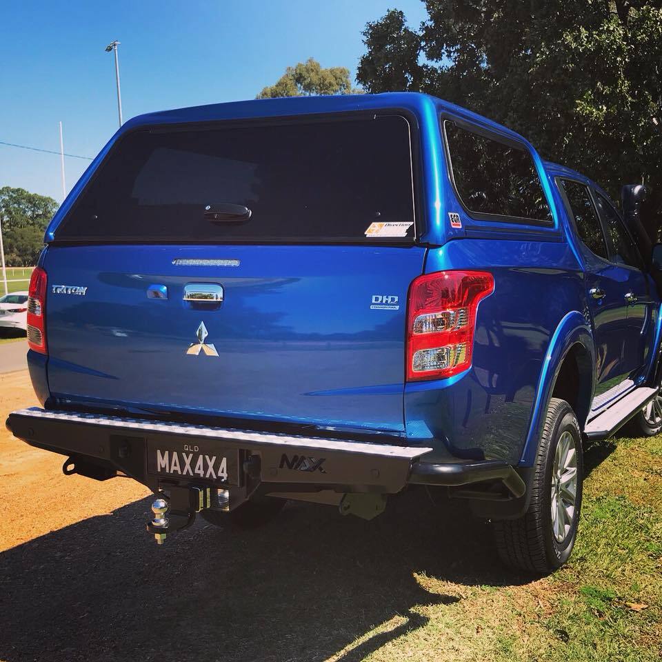 MAX 4X4 REAR STEP TOWBAR TO SUIT MITSBISHI TRITON MQ (2015 ON)