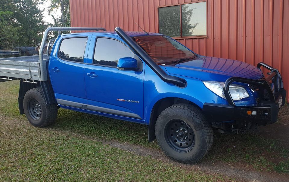 ORC M SPEC BRUSHED STAINLESS SNORKEL - HOLDEN RG COLORADO 7/16 ON + COLORADO 7 & TRAILBLAZER