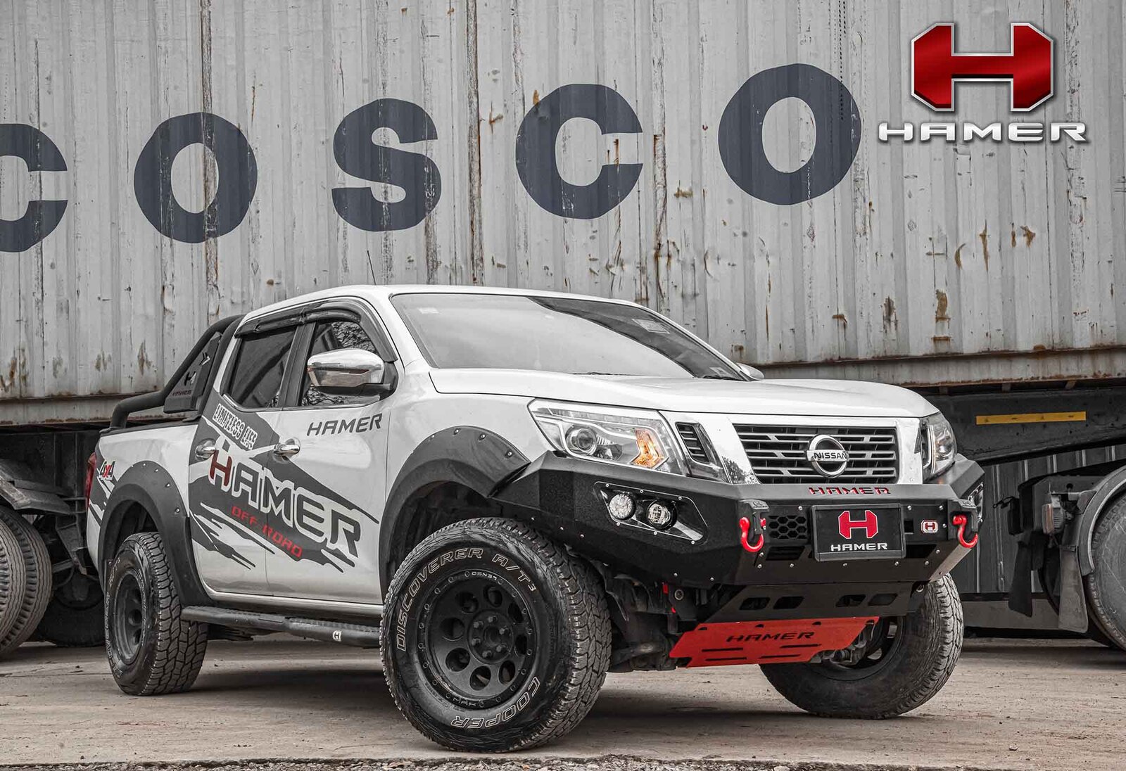 HAMER KING SERIES BULL BAR TO SUIT NISSAN NP300 (2015-2020)