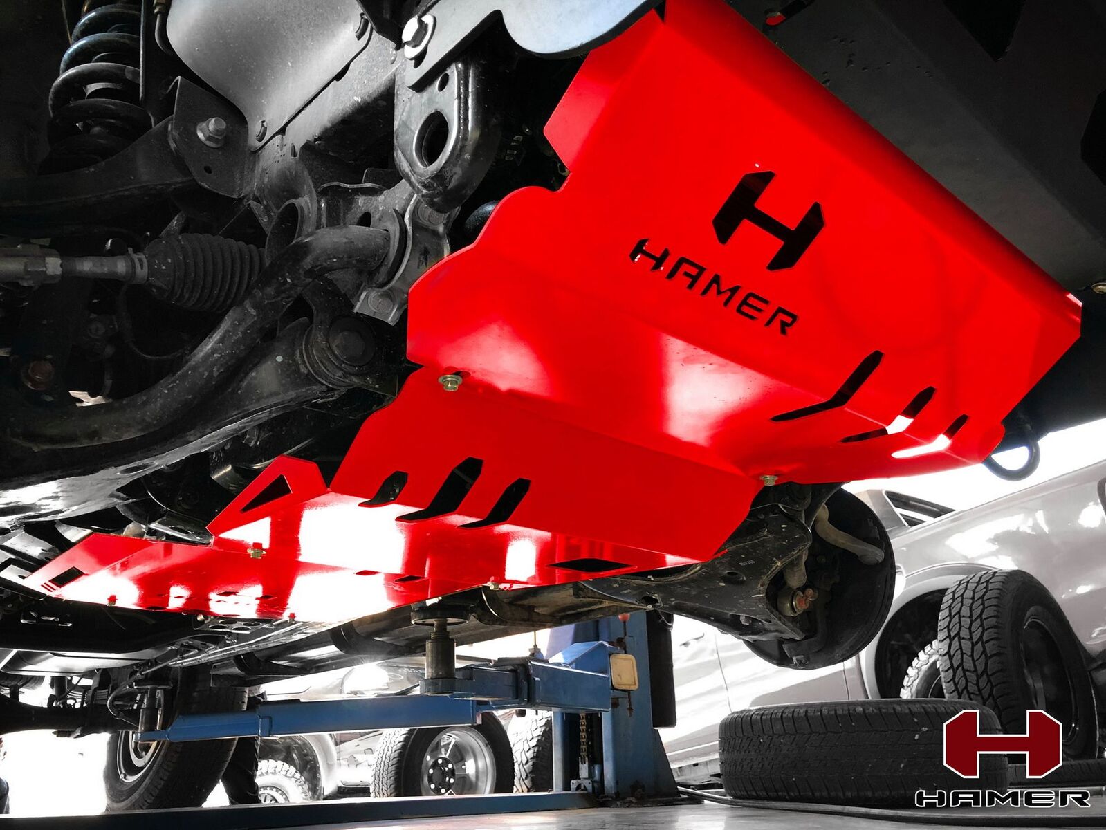 HAMER UNDER BAR PROTECTION PLATES TO SUIT MITSUBISHI TRITON MR (2018-ON)