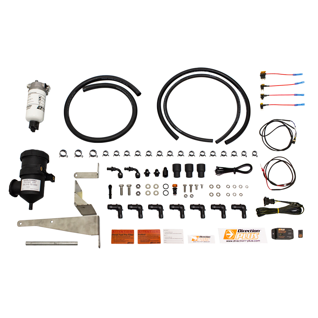 DIRECTION PLUS Pre-Filter & Provent Dual Kit To Suit Jeep Wrangler JK (2007-2017)