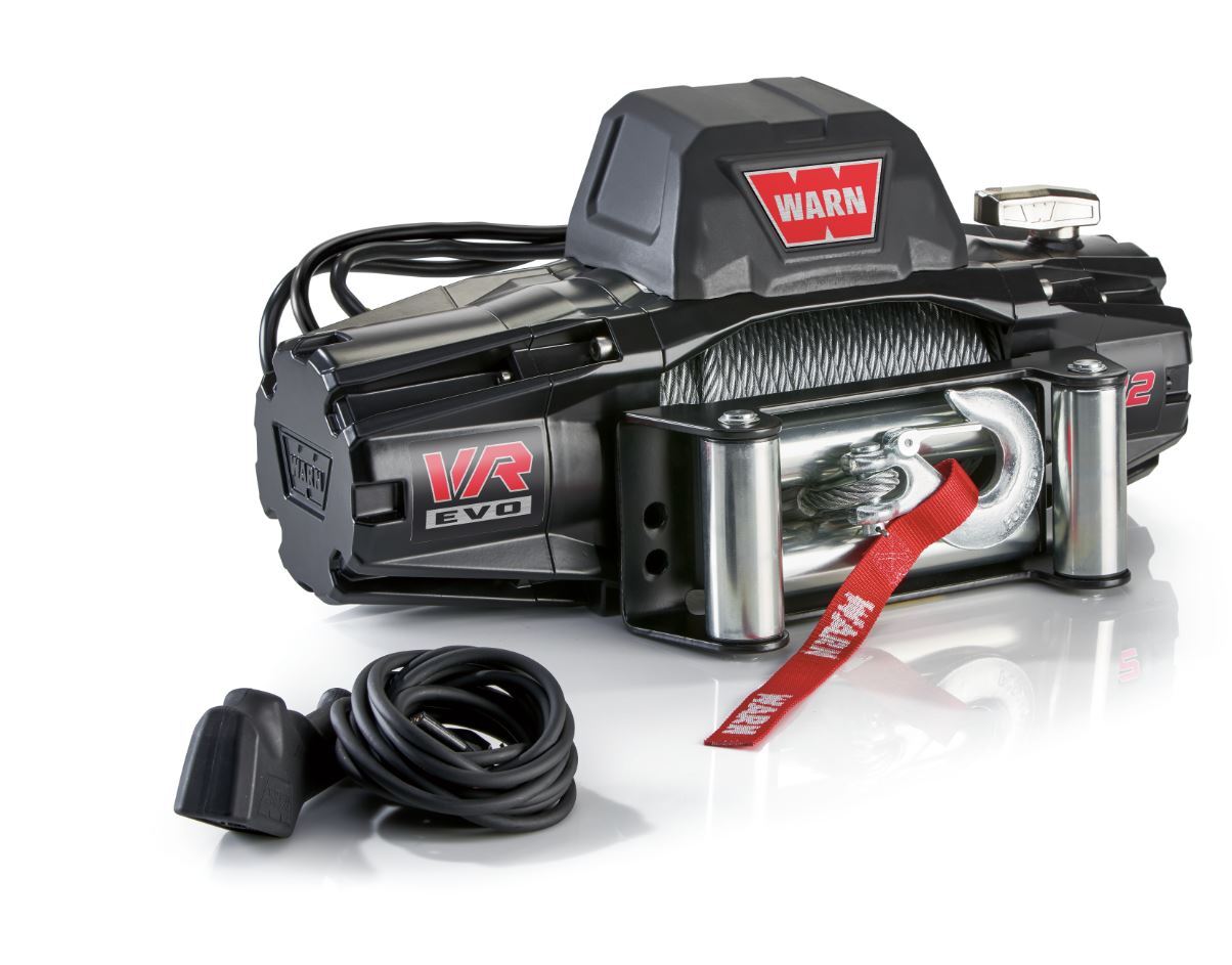 WARN EVO 12 WINCH - 12,000PD STEEL CABLE