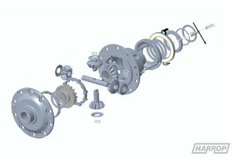 HARROP E-LOCKER TO SUIT TOYOTA LAND CRUISER (70, 80 & 150S) PRADO (90 & 120S) & HILUX