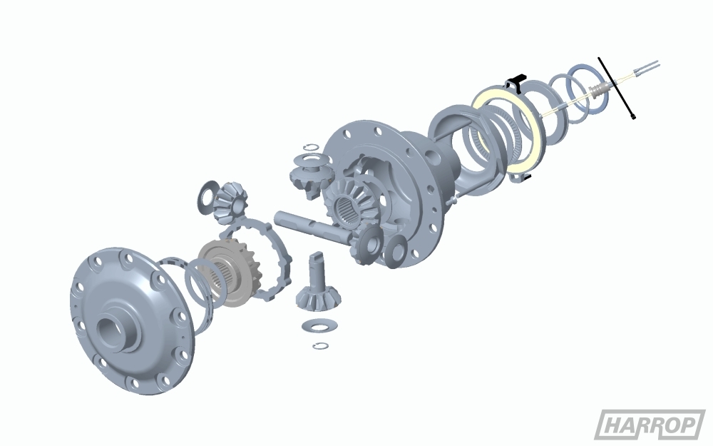 HARROP FRONT E-LOCKER TO SUIT TOYOTA LAND CRUISER 200 SERIES 