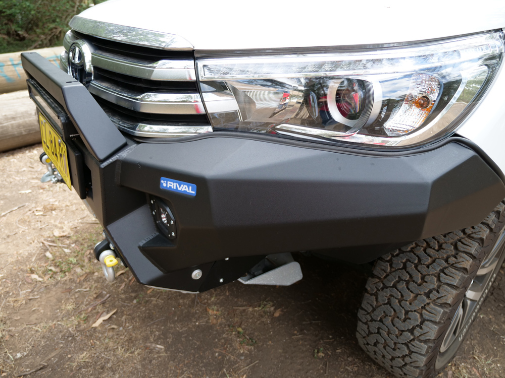 RIVAL ALLOY FRONT BUMPER TO SUIT TOYOTA HILUX REVO (2015-2018)