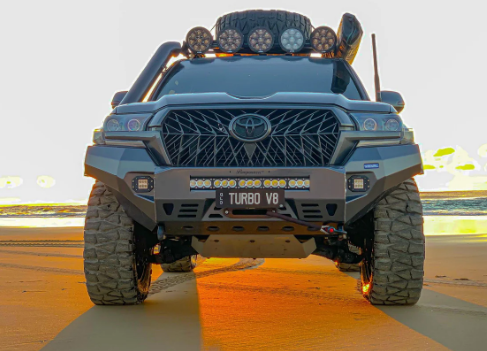 RIVAL ALLOY FRONT BUMPER TO SUIT TOYOTA LAND CRUISER 200 SERIES (2015-2021)