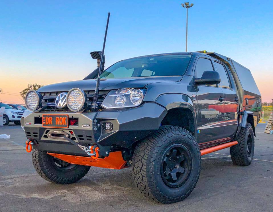 RIVAL ALLOY FRONT BUMPER TO SUIT VOLKSWAGEN AMAROK (2011-ON)