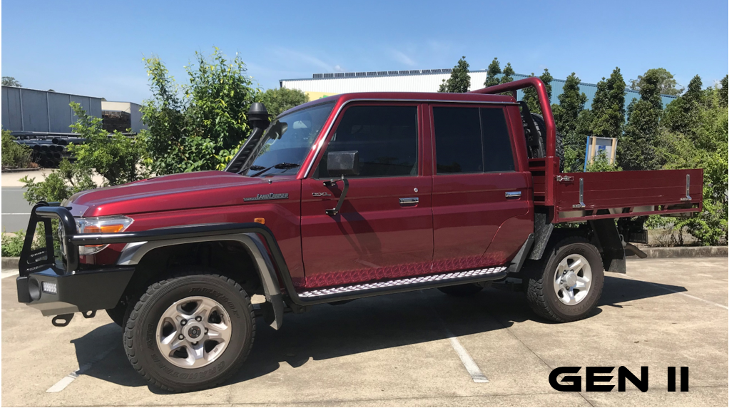 MAX GEN II BULL BAR TO SUIT TOYOTA L/CRUISER 70S V8 (04/2007 ON, EXCEPT S/C 10/2016)