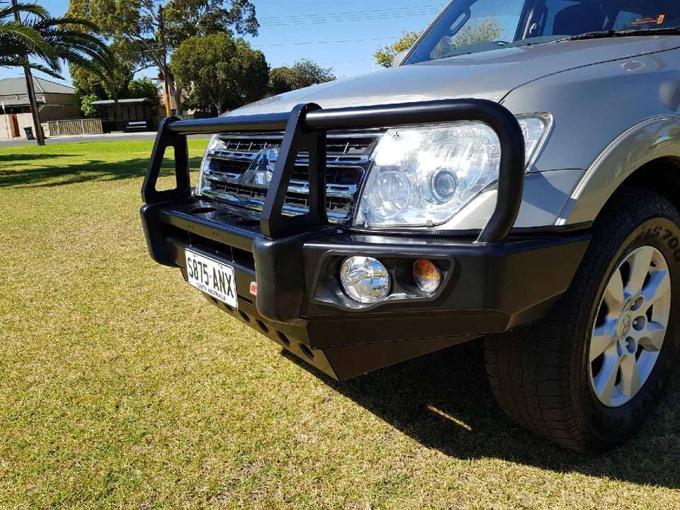 MCC FALCON A-FRAME BULL BAR W/UBP - MITSUBISHI PAJERO (NS,NW,NX,NT) 2006 - PRESENT