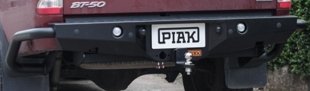 PIAK PREMIUM REAR STEP TOW BAR WITH SIDE PROTECTION (RANGER & MAZDA)