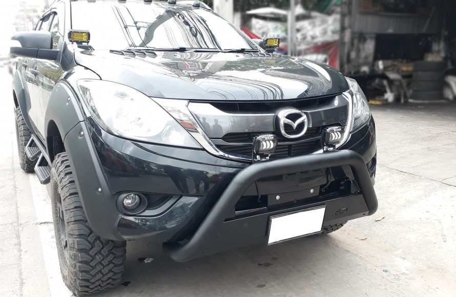 PIAK Premium Matte Black Nudge Bar To Suit Mazda BT50 (2011-On)