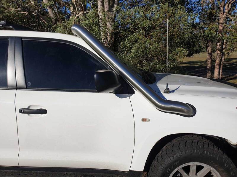 ORC M SPEC BRUSHED STAINLESS SNORKEL TO SUIT TOYOTA LANDCRUISER 70 SERIES (V8)