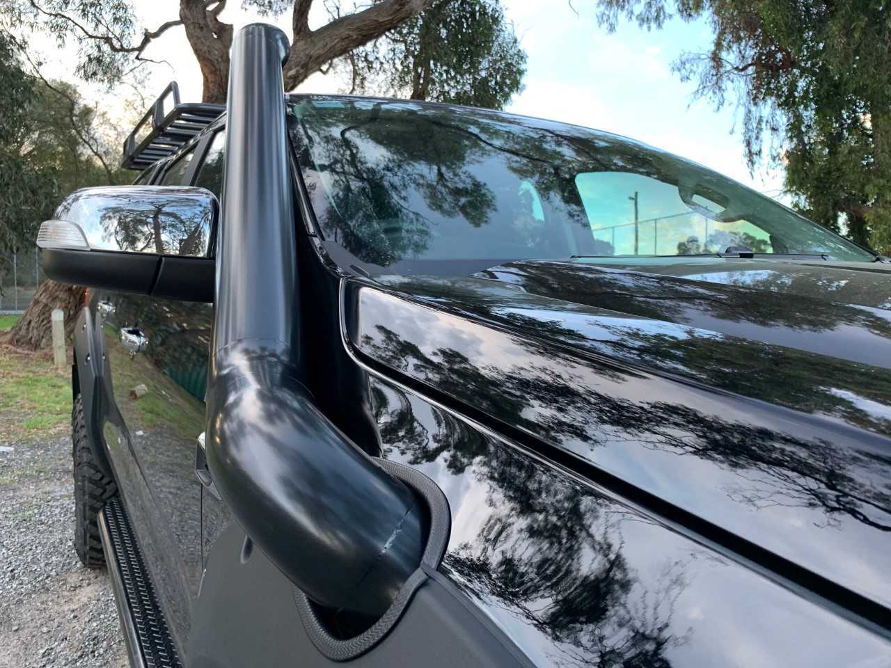ORC M SPEC BLACK POWDERCOAT STAINLESS SNORKEL TO SUIT FORD RANGER 2LT BI TURBO & EVEREST