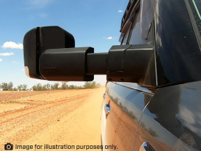 MSA Towing Mirrors (Electric, Black) To Suit Amarok (2009-On)