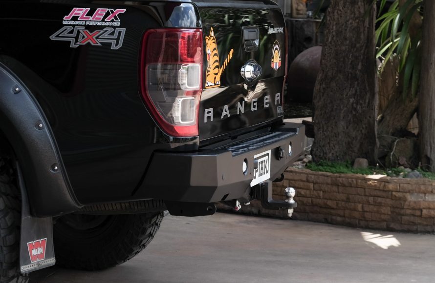 PIAK PREMIUM REAR STEP TOW BAR TO SUIT FORD RANGER & MAZDA BT-50 (2011-2020)