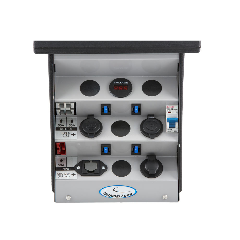 NATIONAL LUNA - 12V AUXILIARY BATTERY BOX – BLACK