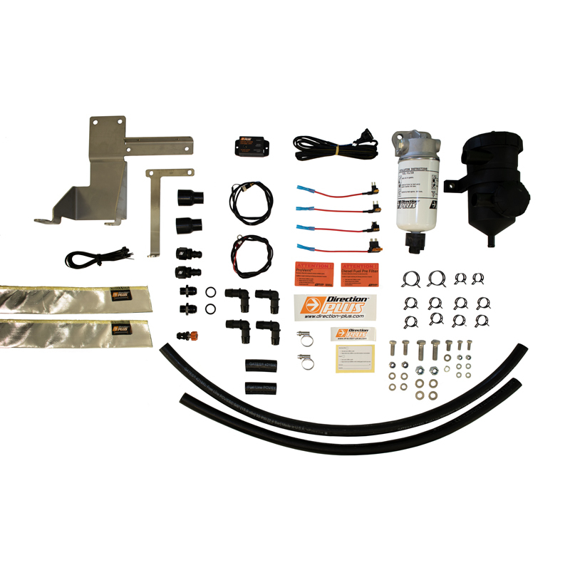 DIRECTION PLUS Pre-Filter & Provent Dual Kit To Suit Toyota Land Cruiser 70 Series (2018-2022)