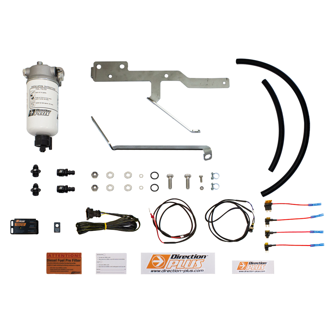 DIRECTION PLUS Pre-Filter Kit To Suit Ford Ranger/Raptor & Everest Bi Turbo Engines (2018-2022)