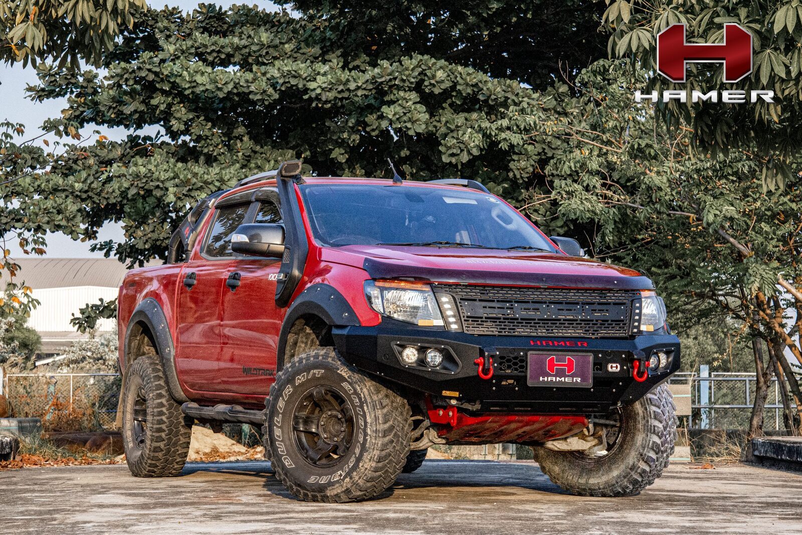 HAMER KING SERIES BULL BAR TO SUIT FORD RANGER PX 1 (2012-2015)