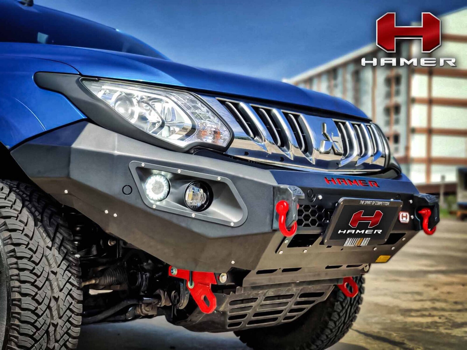 HAMER KING SERIES BULL BAR TO SUIT MITSUBISHI MQ TRITON (2015-2018)