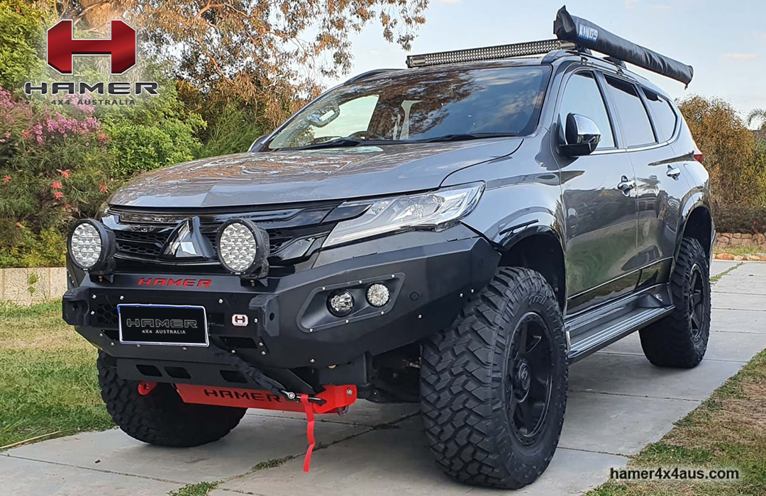 HAMER KING SERIES BULL BAR TO SUIT MITSUBISHI PAJERO SPORT QE (2016-2019)