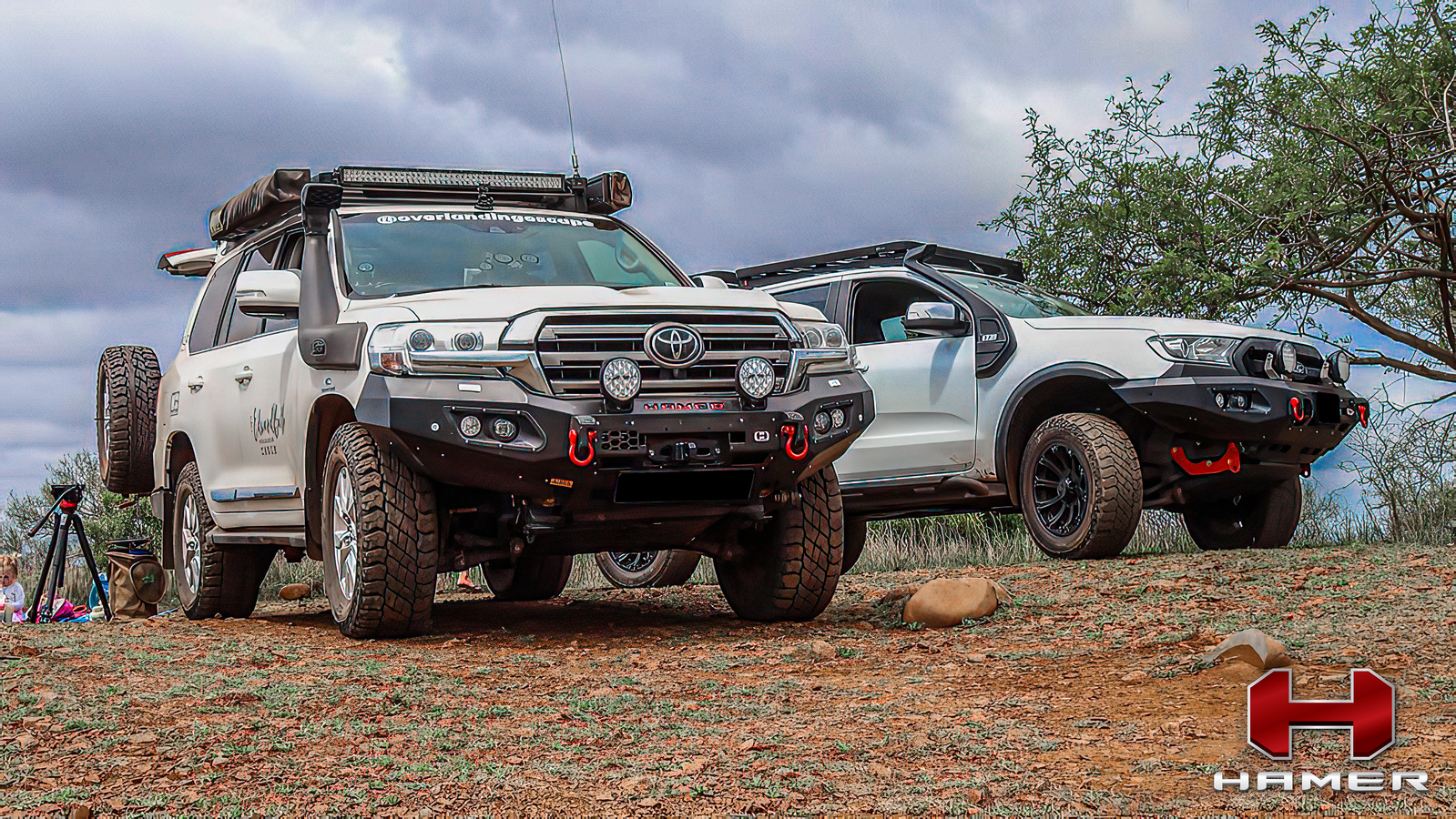 HAMER KING SERIES BULL BAR TO SUIT TOYOTA LANDCRUISER 200 SERIES (2015-2020)