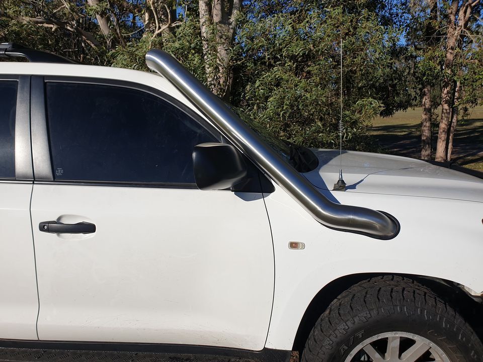 ORC M SPEC BRUSHED STAINLESS SNORKEL - 150 SERIES PRADO (11/09 ON)