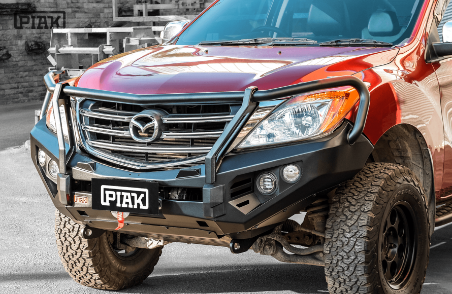 PIAK ELITE POST BAR W/ BLACK TOW POINTS & ORANGE UBP TO SUIT MAZDA BT-50 (2011-2020)